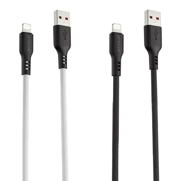 Кабель Proove Rebirth Lightning 2.4A (1m) Black (CCRE60001101)