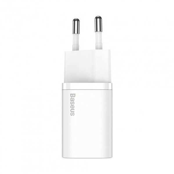 Мережевий зарядний пристрій Baseus Super Silicone PD Charger 20W (1Type-C) + With Cable Type-C to Lightning Black, зображення 3