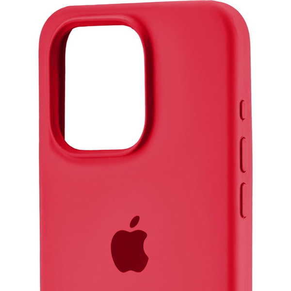 Чохол Silicone Case Full Apple iPhone 16 Pro red, изображение 3