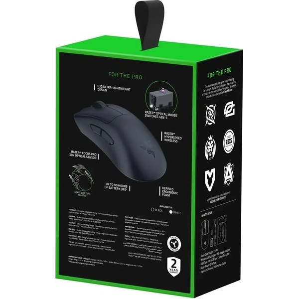 Мышь Razer DeathAdder V3 PRO Wireless, black (RZ01-04630100-R3G1), изображение 10