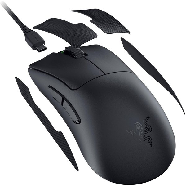 Мышь Razer DeathAdder V3 PRO Wireless, black (RZ01-04630100-R3G1), изображение 6