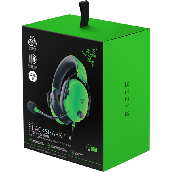 Гарнітура Razer Blackshark V2 X Green (RZ04-03240600-R3M1), зображення 5