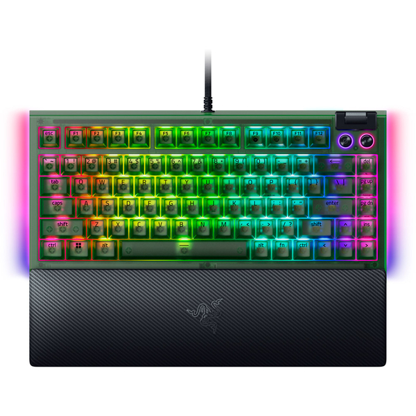 Клавіатура механічна Razer BlackWidow V4 75%, Phantom Green (RZ03-05003300-R3M1), зображення 2