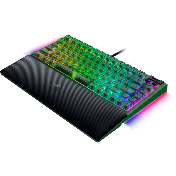 Клавіатура механічна Razer BlackWidow V4 75%, Phantom Green (RZ03-05003300-R3M1), зображення 3