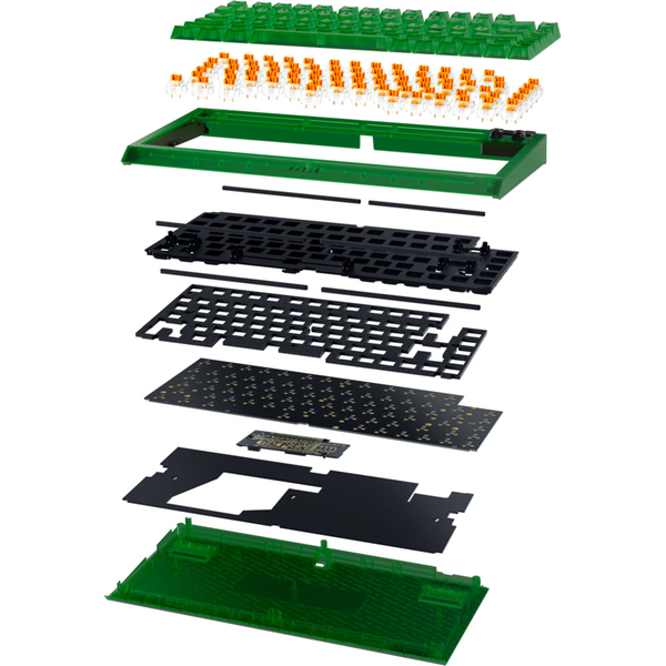 Клавіатура механічна Razer BlackWidow V4 75%, Phantom Green (RZ03-05003300-R3M1), зображення 5