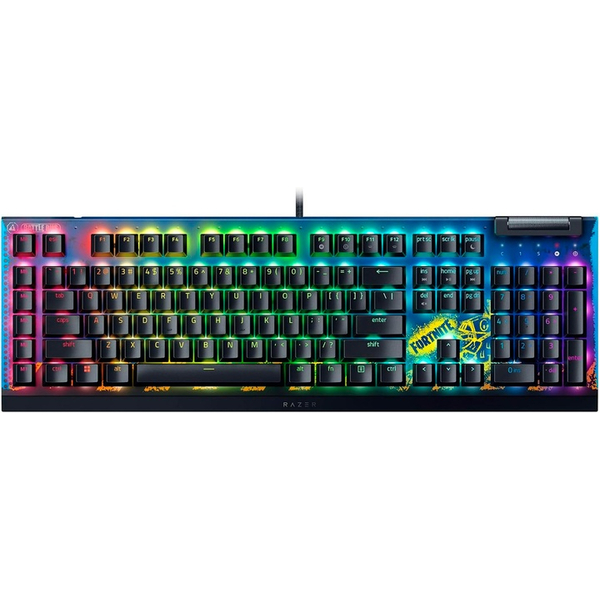 Клавиатура механическая Razer BlackWidow V4 X, Yellow Switch, FORTNITE (RZ03-04703600-R3M1)