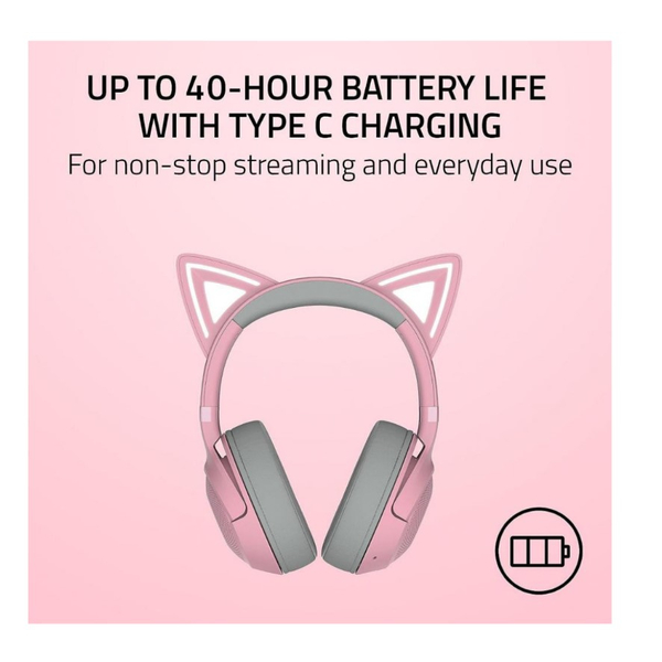 Гарнитура Razer Kraken Kitty V2 BT, Quartz (RZ04-04860100-R3M1), изображение 2