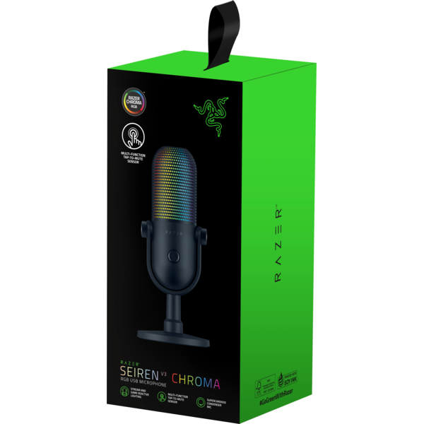 Микрофон Razer Seiren V3 Chroma, Black (RZ19-05060100-R3M1), изображение 6