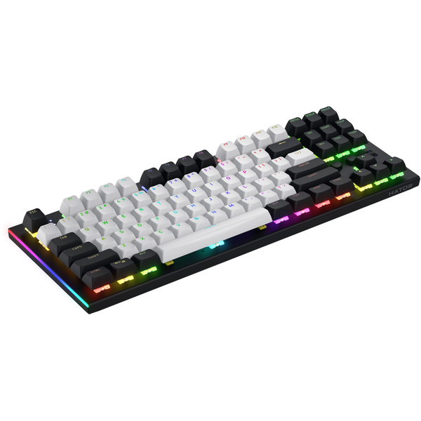 Клавіатура механічна HATOR Gravity TKL orange (HTK560) black, US layout, зображення 2