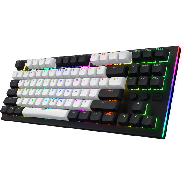 Клавіатура механічна HATOR Gravity TKL orange (HTK560) black, US layout, зображення 3