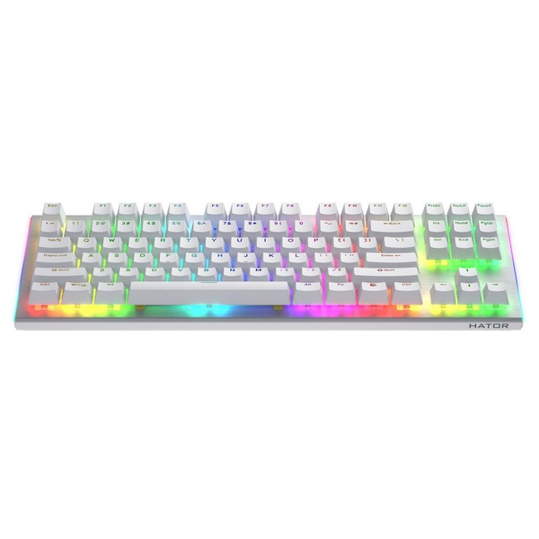 Клавіатура механічна HATOR Gravity X TKL orange (HTK551) white, US Layout, зображення 3