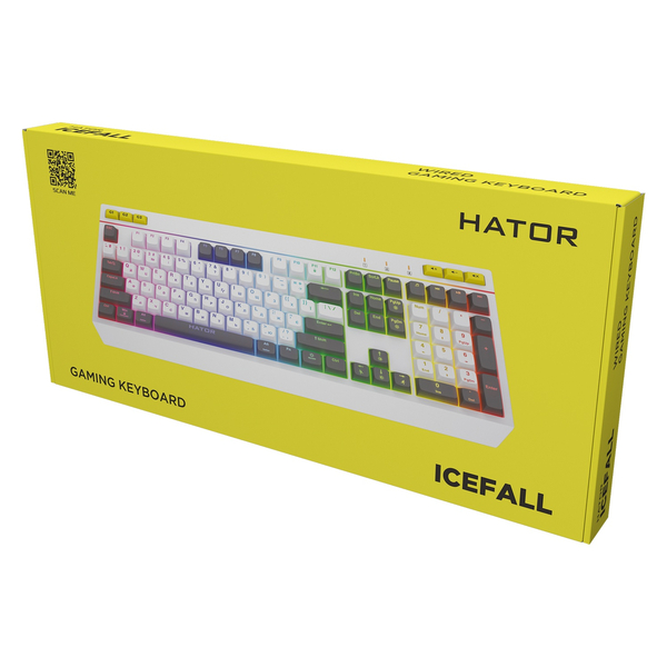 Клавіатура мембранна HATOR Icefall (HTK405UA) white, зображення 5