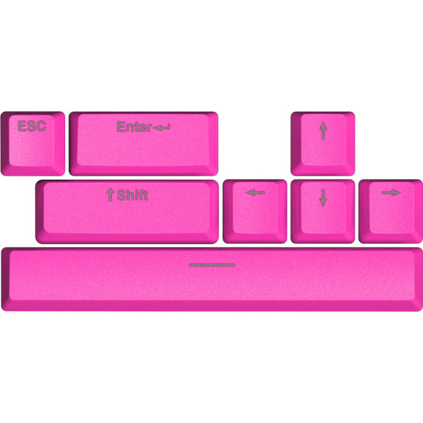 HATOR Knockout Pink PBT keycaps - ESC/SPACE/ENTER/R.SHIFT/ARROWS (HTS-711)