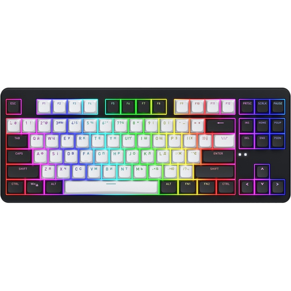 Клавиатура механическая HATOR Rockfall 3 Mecha TKL wireless orange (HTK850UA) black, QMK/VIA