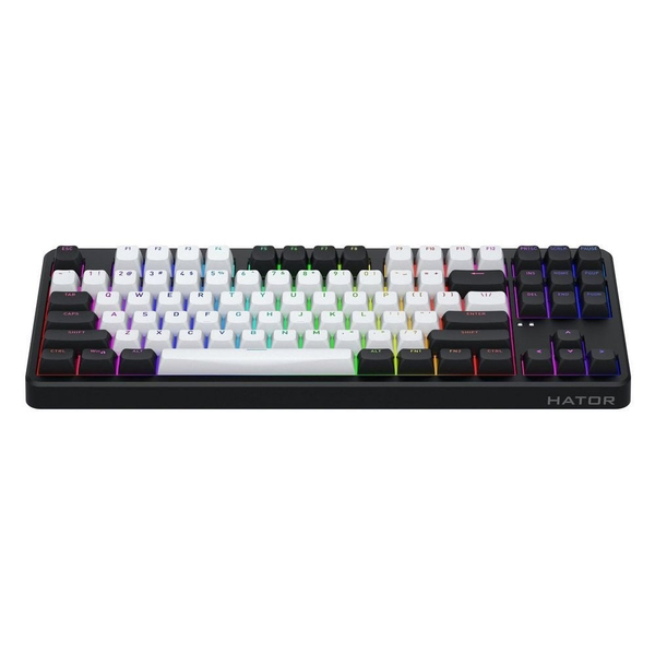 Клавіатура механічна HATOR Rockfall 3 Mecha TKL wireless orange (HTK850) black, US layout, QMK/VIA, зображення 5