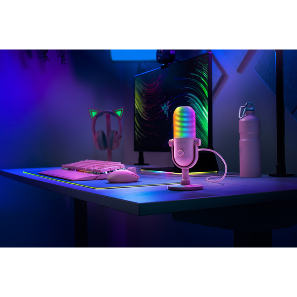 Мікрофон Razer Seiren V3 Chroma, Quartz (RZ19-05060300-R3M1), зображення 4