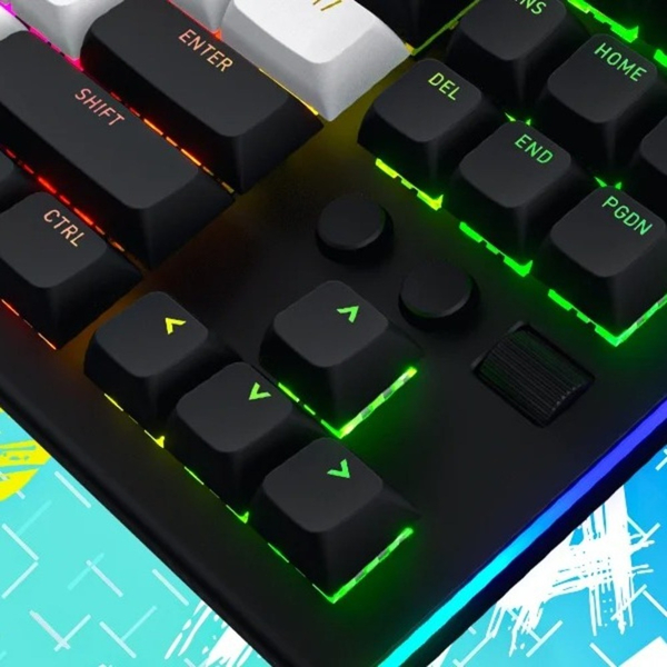 Клавіатура механічна HATOR Gravity TKL orange (HTK560) black, US layout, зображення 15