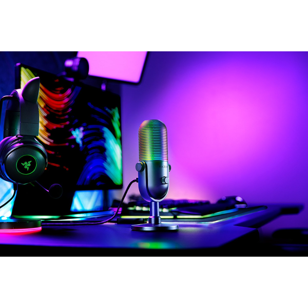 Микрофон Razer Seiren V3 Chrome, Quartz (RZ19-05060300-R3M1), изображение 8