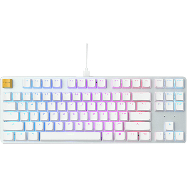 Клавіатура GLORIOUS GMMK TKL, white (GLO-GMMK-TKL-BRN-W)