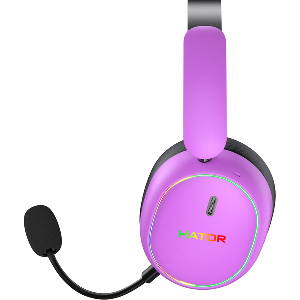 Игровая гарнитура HATOR PHOENIX 2 Hi-Res (ESH42) wireless cyber violet, SyncHUB connection, изображение 3