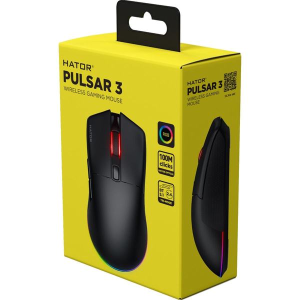 Игровая мышь HATOR Pulsar 3 wireless (HTM630) black, изображение 11