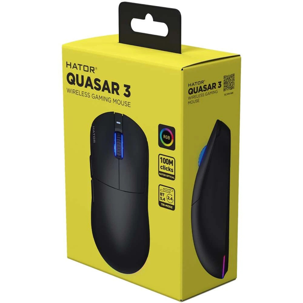 Игровая мышь HATOR Quasar 3 wireless (HTM730) black, изображение 7