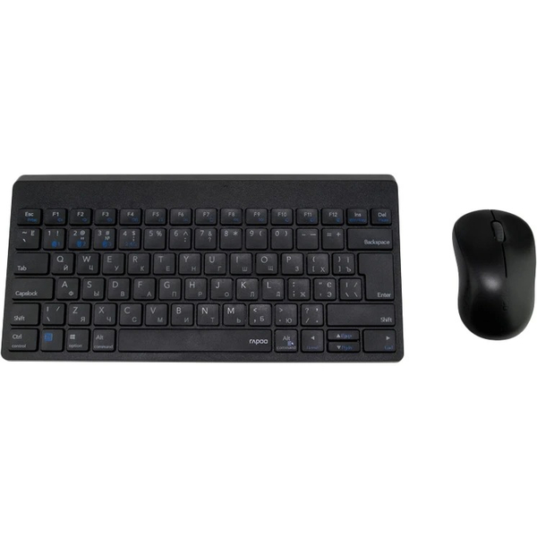 Комплект (клавиатура, мышь) RAPOO 8000M wireless multi-mode, черный