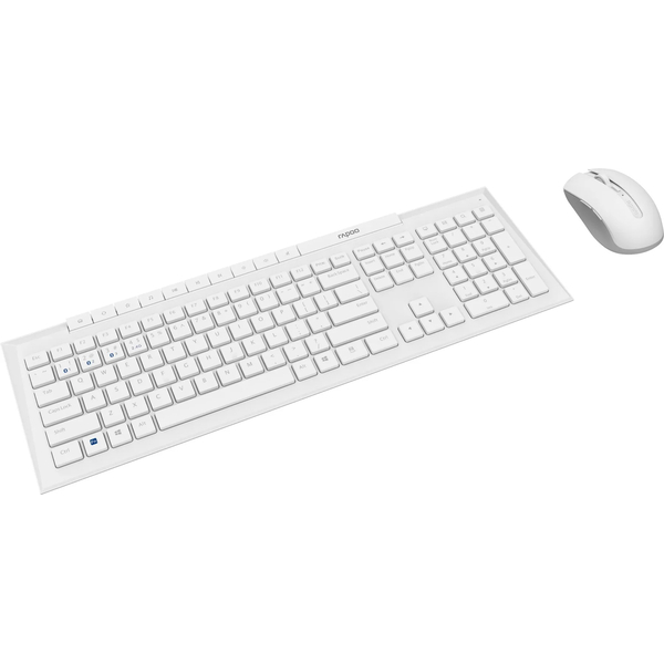 Комплект (клавиатура, мышь) RAPOO 8210M wireless, белый, изображение 4