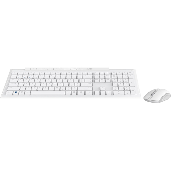Комплект (клавиатура, мышь) RAPOO 8210M wireless, белый, изображение 5