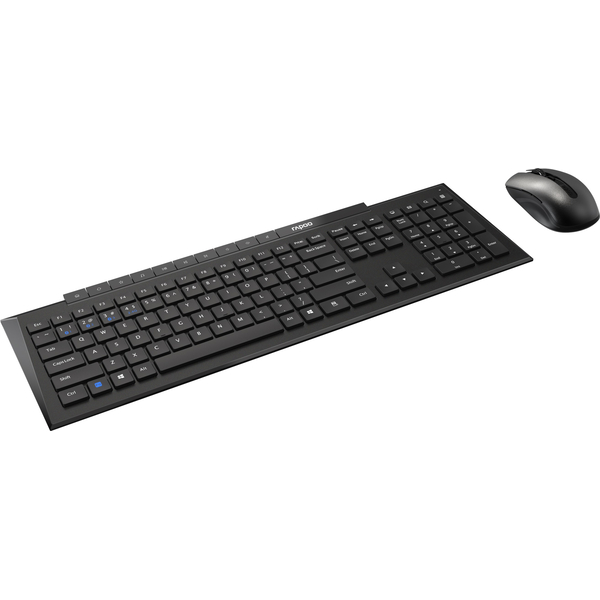 Комплект (клавіатура, миша) RAPOO 8210M wireless, чорний, зображення 4