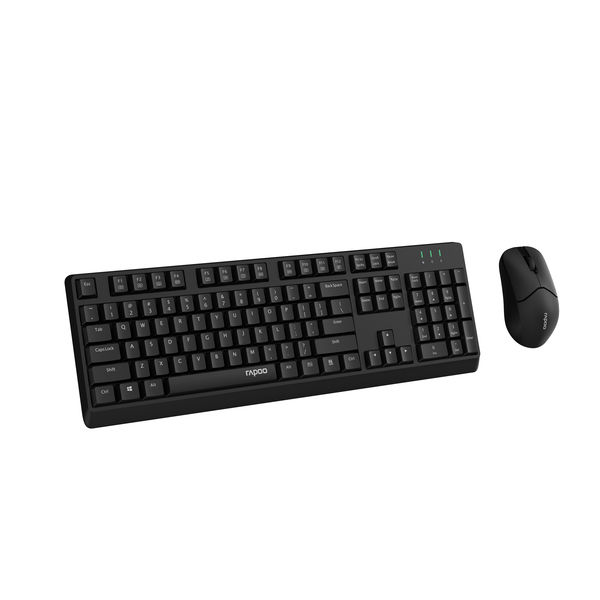 Комплект (клавіатура, миша) RAPOO X1500 wireless, чорний, зображення 3