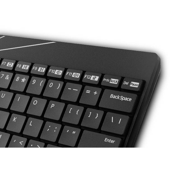 Комплект (клавиатура, мышь) RAPOO 8000M wireless multi-mode, черный, изображение 6
