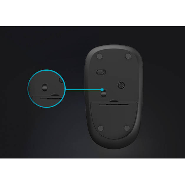 Комплект (клавиатура, мышь) RAPOO 8000M wireless multi-mode, черный, изображение 7