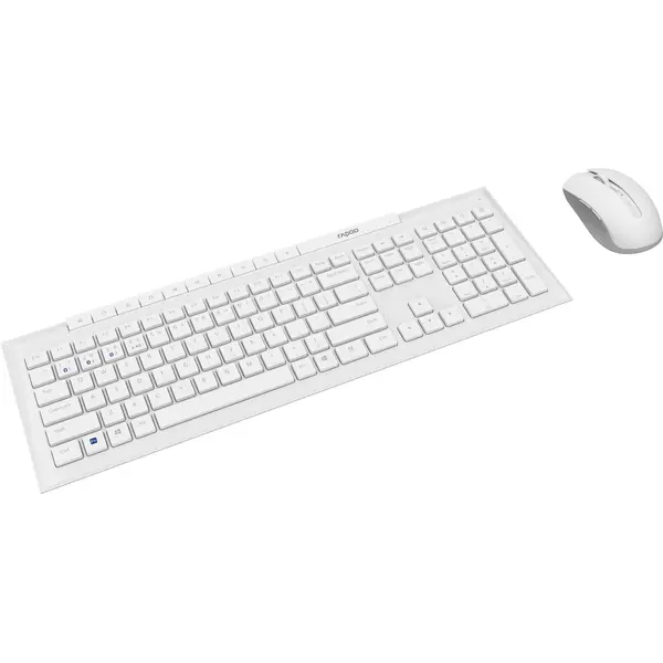 Комплект (клавіатура, миша) RAPOO 8210M wireless, білий, зображення 10