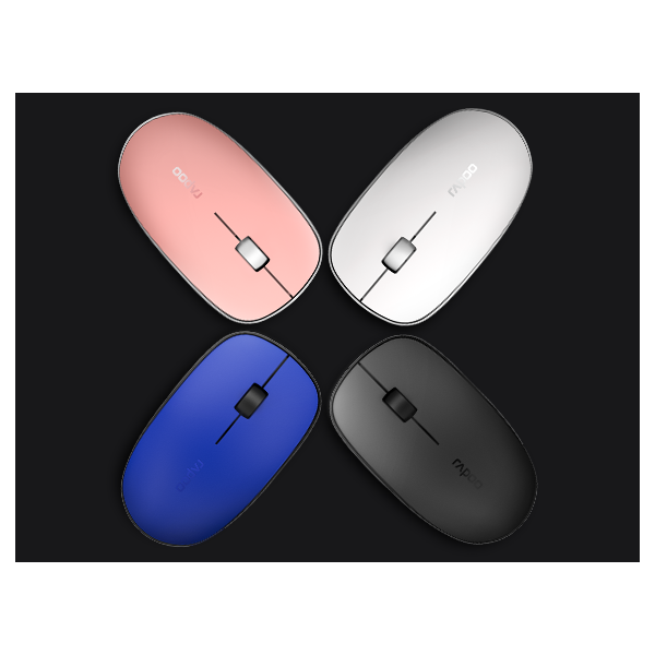 Миша RAPOO M200 Silent wireless multi-mode, біла, зображення 12