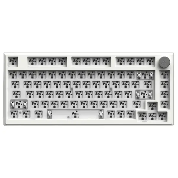 Клавіатура FL ESPORTS DIY-barebone MK750 White Three-Mode (MK750-4247)
