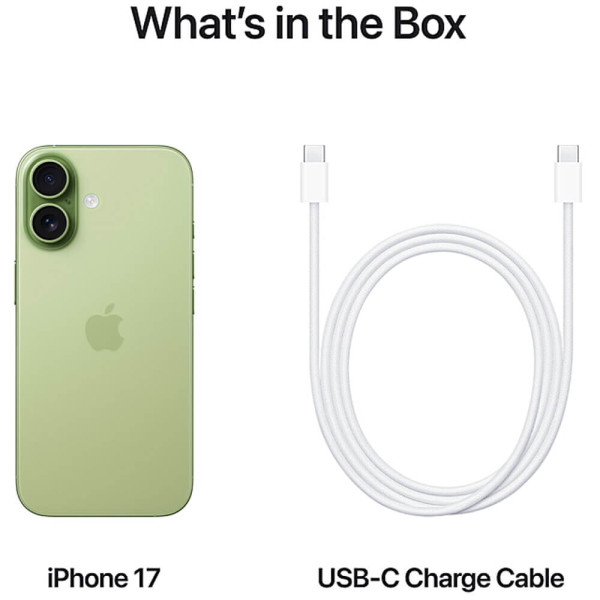 Apple iPhone 17 512GB Sage, Версія: Фізична SIM, Память: 512 Гб, Цвет: Зелений, Оригинальное название цвета: Sage, изображение 5