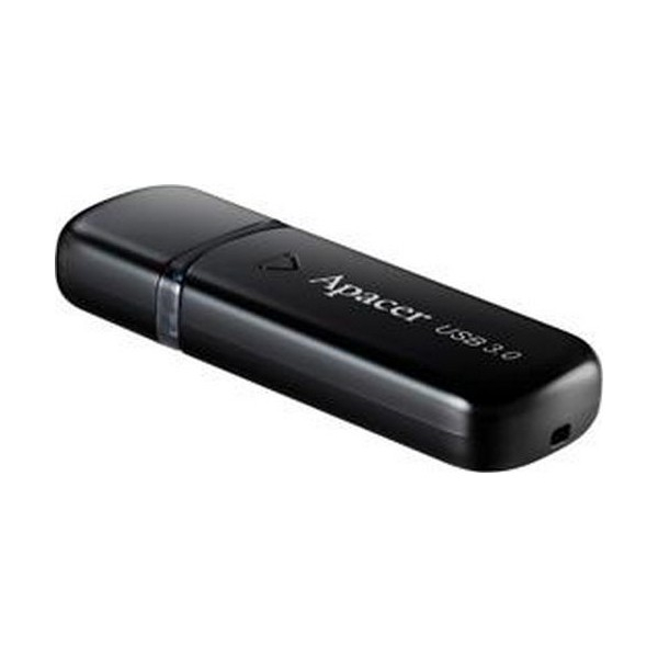 Флеш USB Apacer AH355 64GB USB 3.0 Black (AP64GAH355B-1), зображення 3