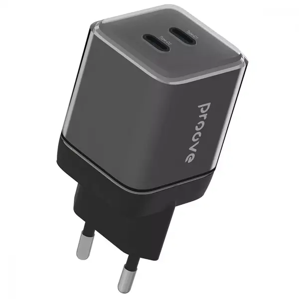 Сетевое зарядное устройство Proove Pure GaN Max 67W (Type-C + Type-C) Black (WCPU67022201), изображение 4