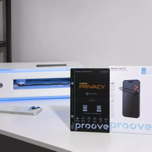 Захисна гідрогелева плівка Proove Hydrogel Screen Protection PRIVACY Matte, зображення 10
