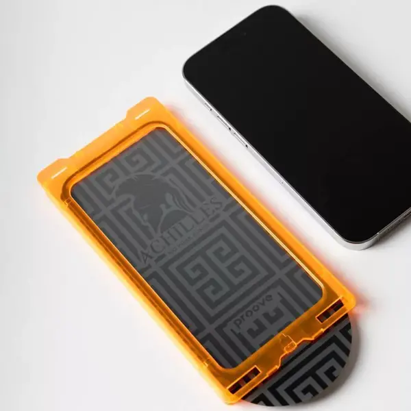 Захисне скло для смартфона Apple iPhone 17 Pro Black (PGPAIB17P001) Proove Achilles Installation Box, зображення 8