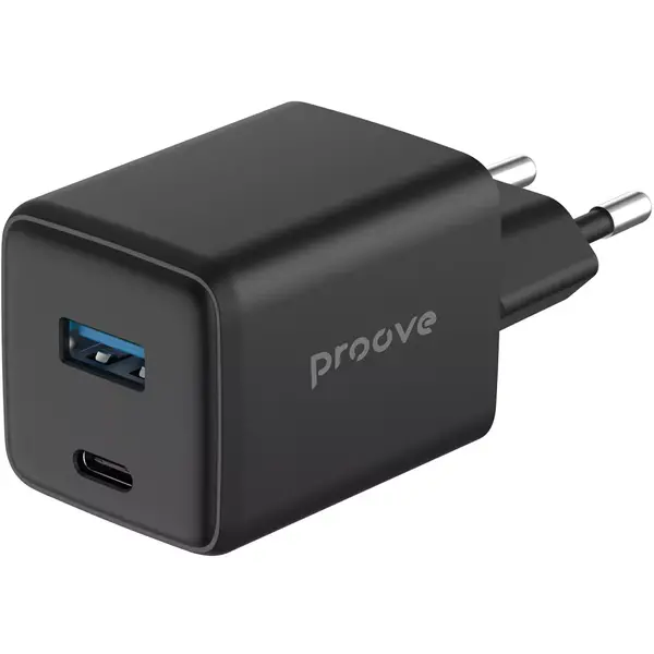Сетевое зарядное устройство Proove Pocket Gan 45W Type-C + USB Black (WCPG45110001), изображение 9