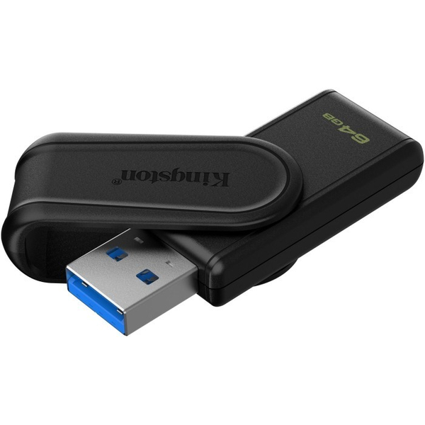Флеш USB Kingston DataTraveler Exodia S 64 ГБ Black + Black (DTXS/64GB), изображение 3