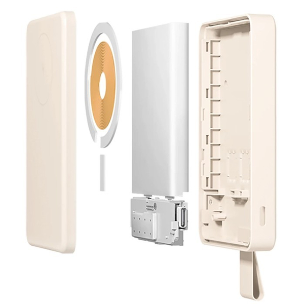 Батарея мобільна Xiaomi 6000mAh 15W Magnetic Power Bank GL (BHR9074GL) White, зображення 11