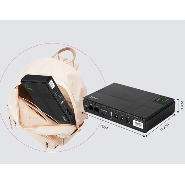 Джерело безперебійного живлення Andes 18W 8800mAh 12V/9V/5V (DC1018P), изображение 6