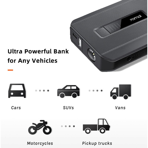 Батарея мобільна Xiaomi 70mai Jump Starter Max, изображение 7
