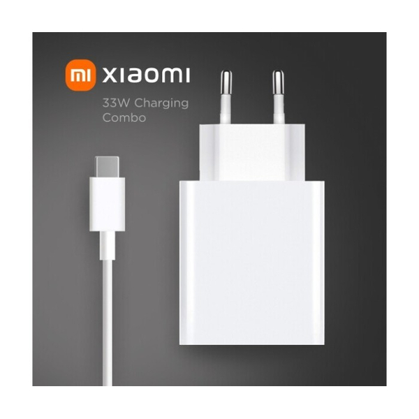 Мережевий зарядний пристрій Xiaomi 33W Charging Combo (Type-A) EU + кабель USB-C (BHR9956EU), изображение 4