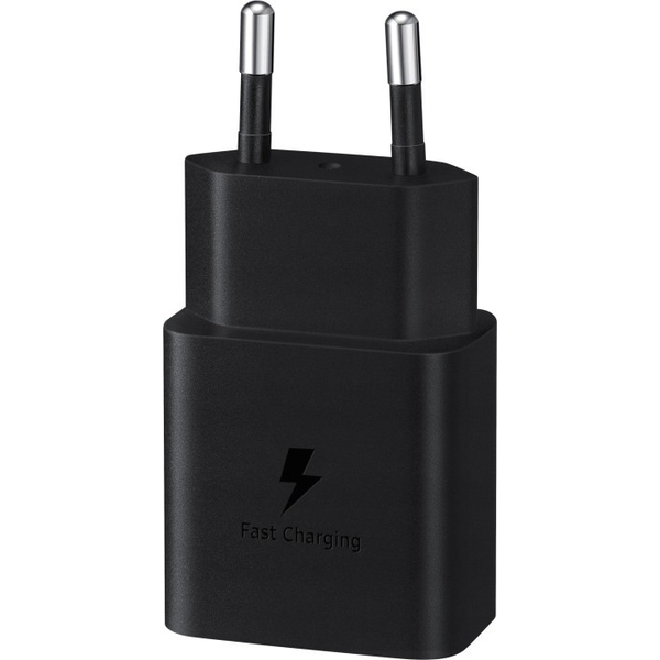 Мережевий зарядний пристрій Samsung 15W Power Adapter w/o Cable Black (EP-T1510NBEGEU)