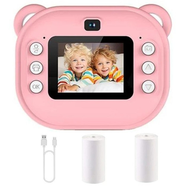 Фотокамера миттєвого друку Bambi Frog pink Pink (6948679457685), изображение 15