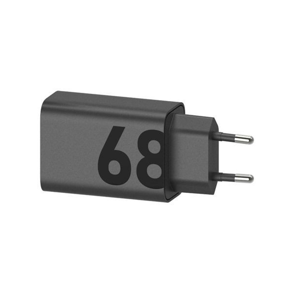 Мережевий зарядний пристрій Motorola 68W USB-С + 1m Black (PG38C06281), зображення 4